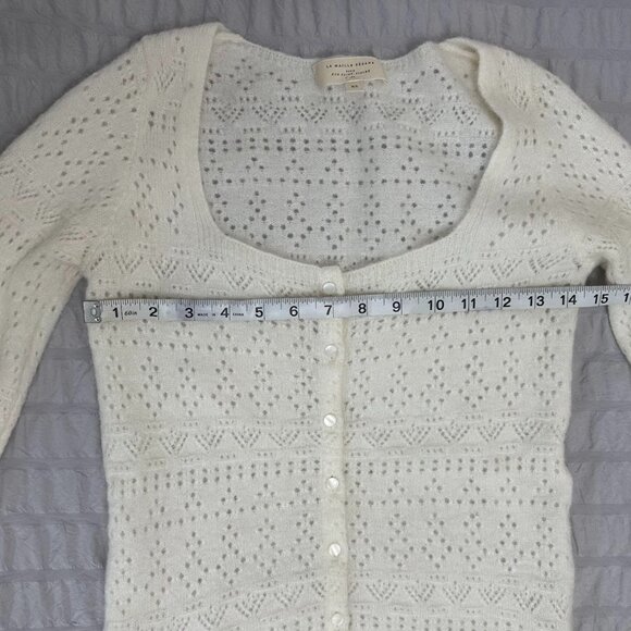 Sézane Esmee Cardigan in Ecru - Size XS - Picture 8 of 9